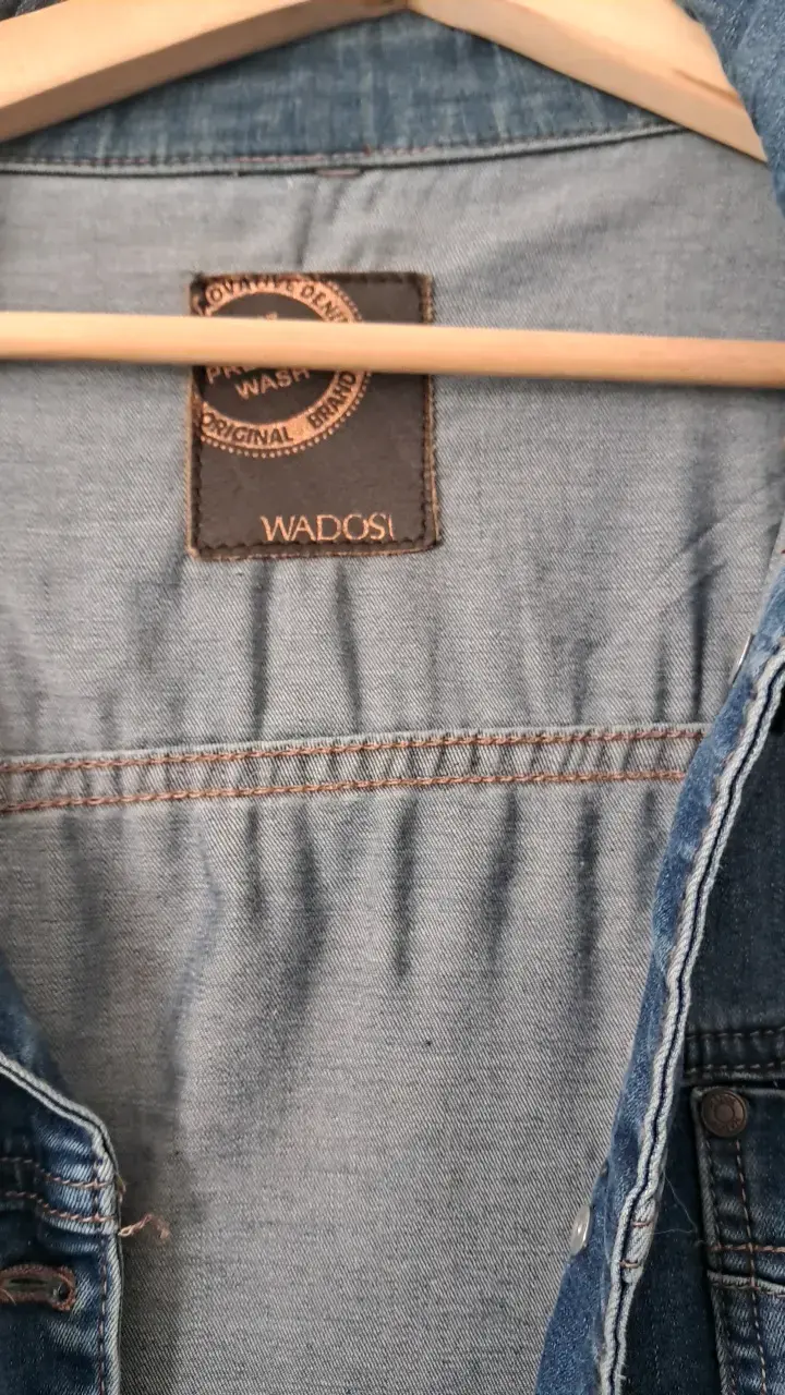 Chaqueta de mezclilla azul Wados para mujer - 2