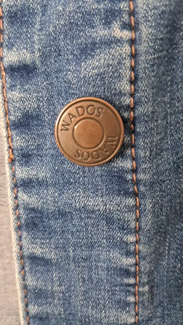 Chaqueta de mezclilla azul Wados para mujer - 3