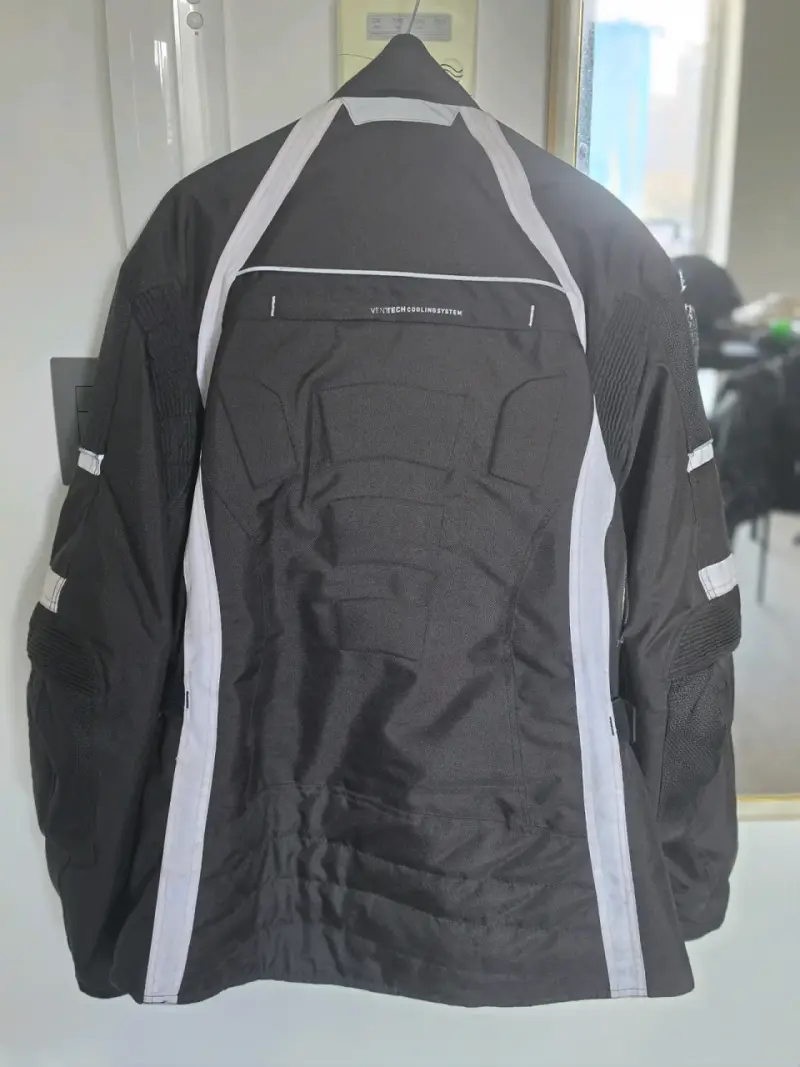Chaqueta de moto KMZ negra con protecciones - 2
