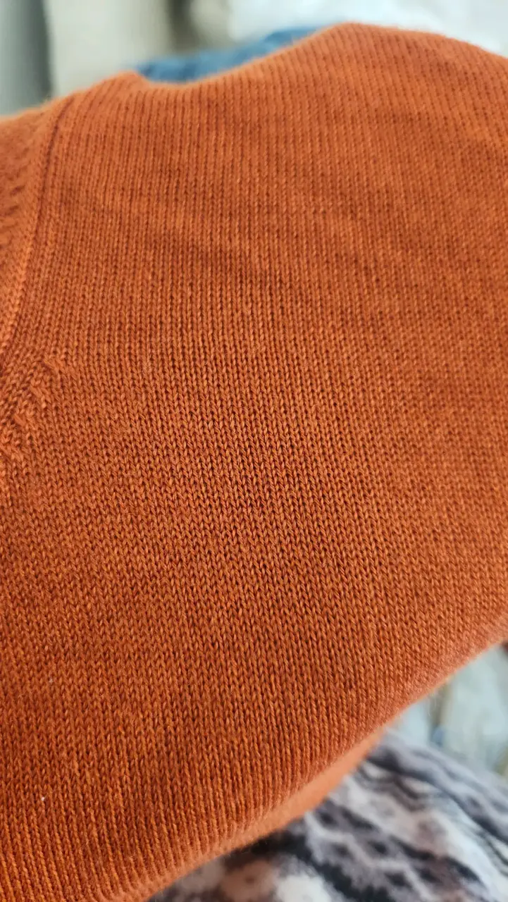 Polera color terracota hilo - 2