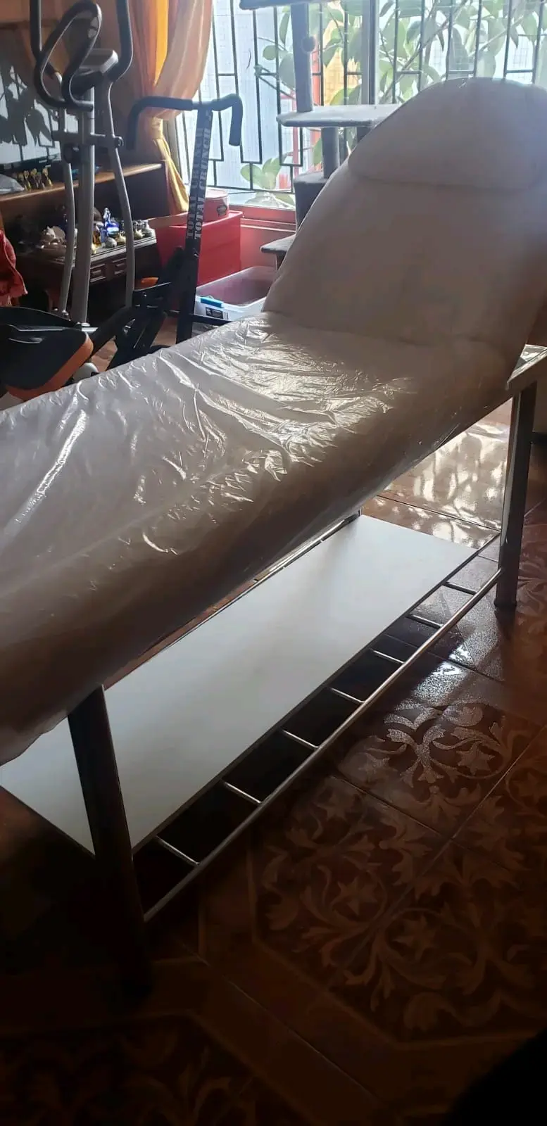 Camilla de masaje plegable con soporte metálico - 4