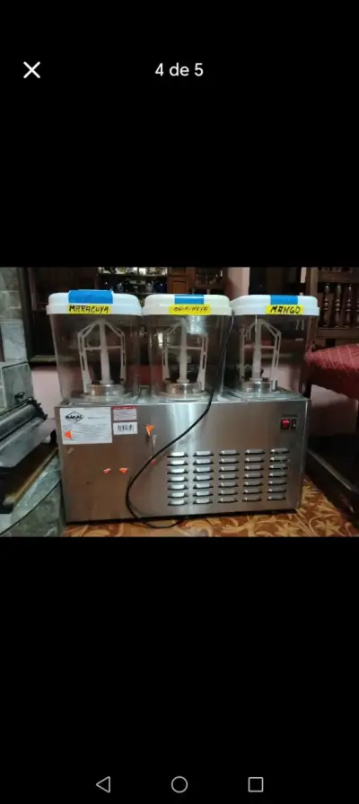 Máquina dispensadora de jugos triple marca maigas - miniatura 2
