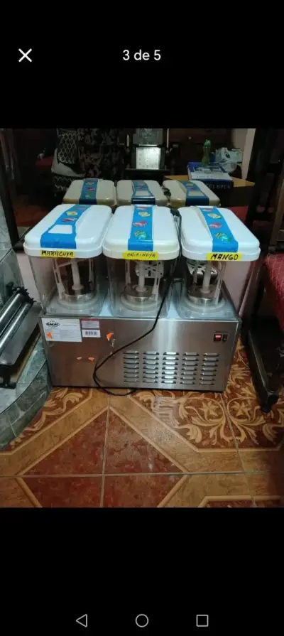 Máquina dispensadora de jugos triple marca maigas - miniatura 3