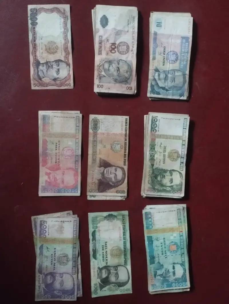 Billetes antiguos de Perú en soles de oro - 2