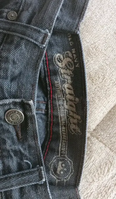 Jeans rectos Old Navy unisex - miniatura 2