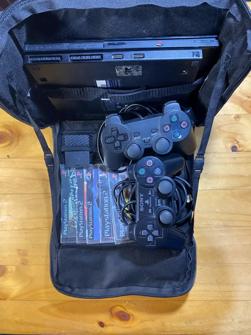 PlayStation 2 + Mandos + 10 Juegos + Bolso - 3