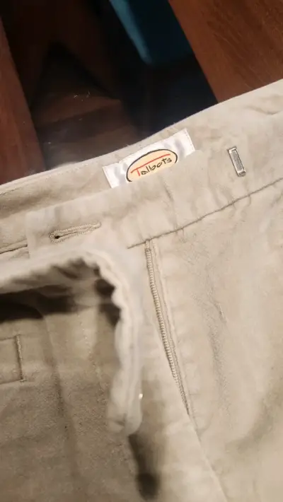 Pantalones beige para mujer - miniatura 2