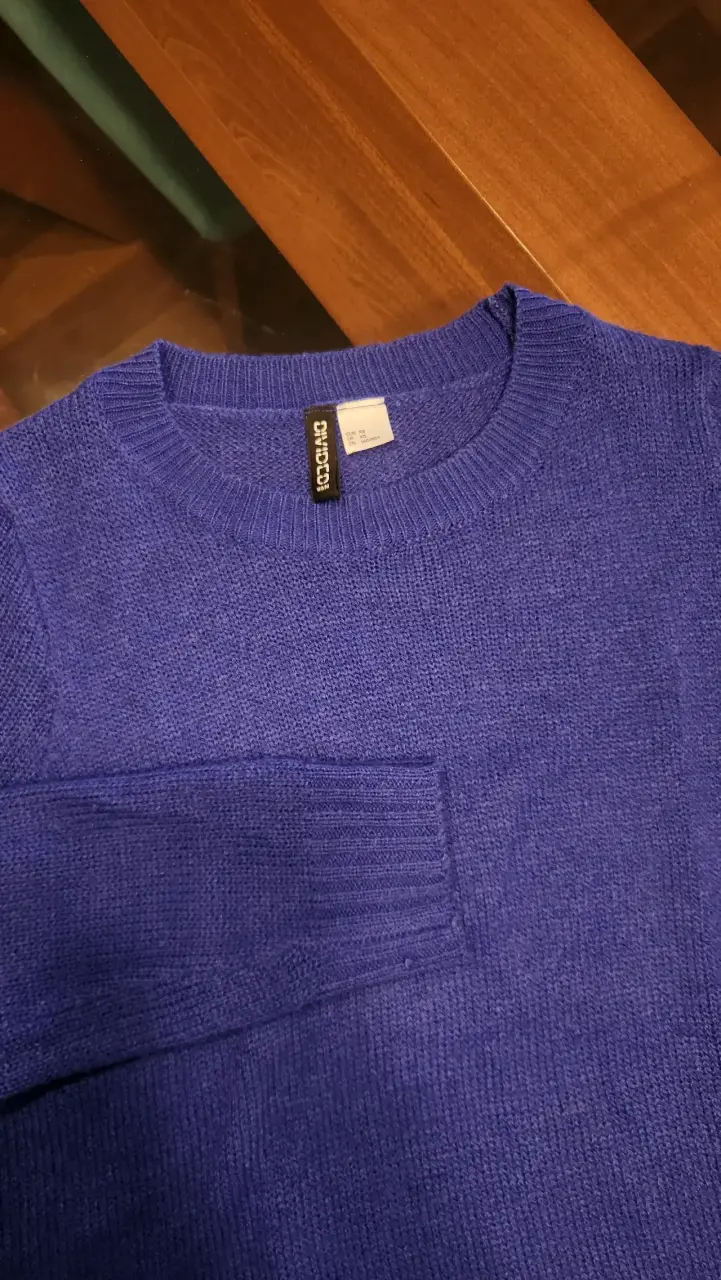 Suéter azul de mujer marca H&M talla xs - 2