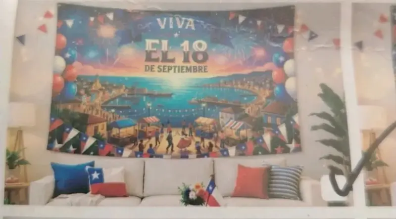 Mural Decorativo Viva El 18 de Septiembre - 2