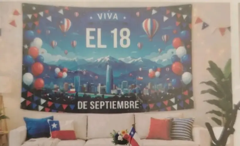 Mural Decorativo Viva El 18 de Septiembre - 3