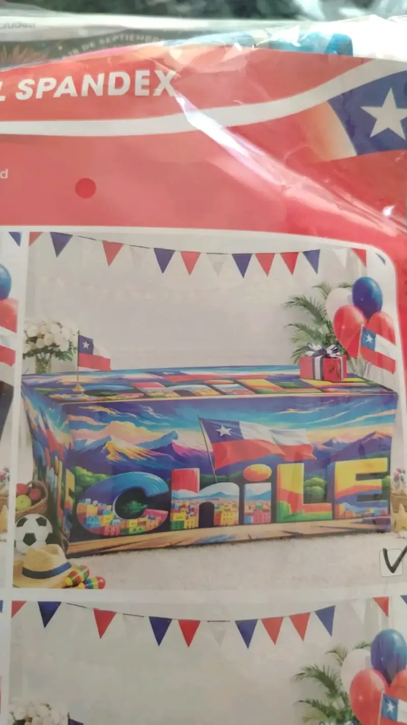 Funda de mesa temática Fiestas Patrias Chile - 2