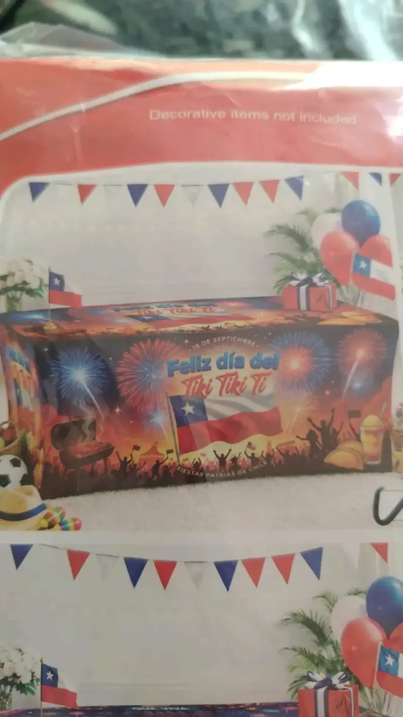 Funda de mesa temática Fiestas Patrias Chile - 3