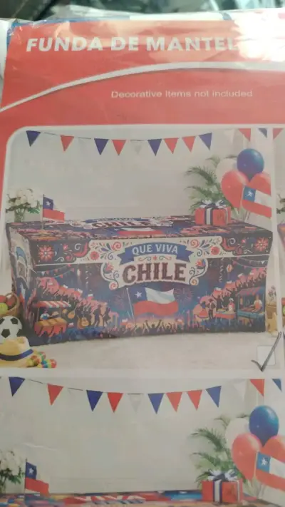 Funda de mesa temática Fiestas Patrias Chile - miniatura 5