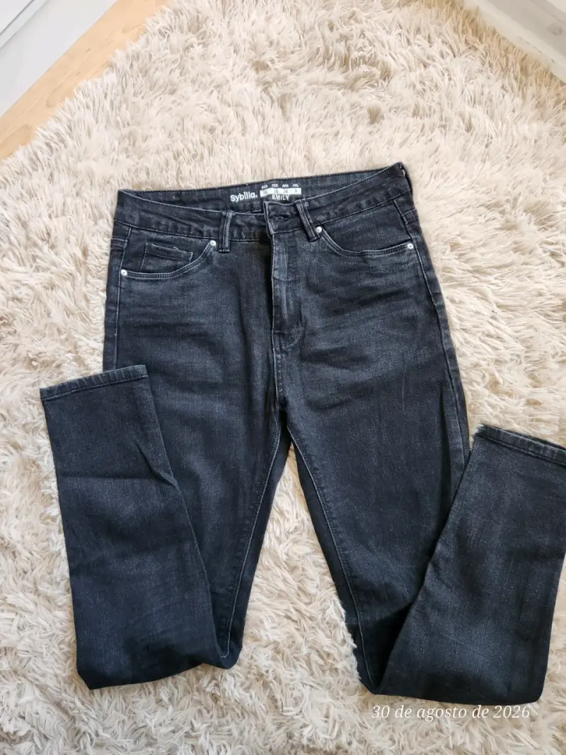 Jeans negros Sybilla Emily para mujer