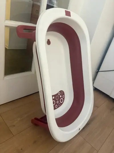 Tina de baño plegable para bebé con cojín de estrellas - miniatura 5
