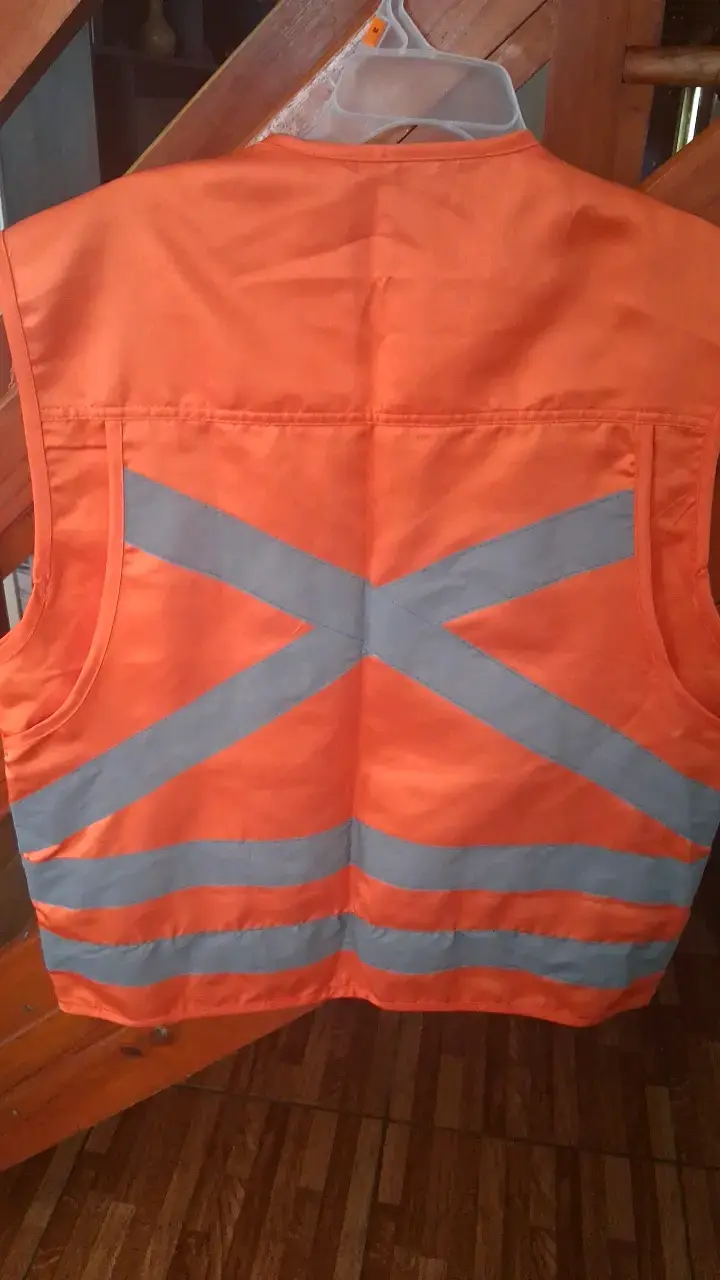 Chaleco reflectante de seguridad naranja Black Wolf - 2