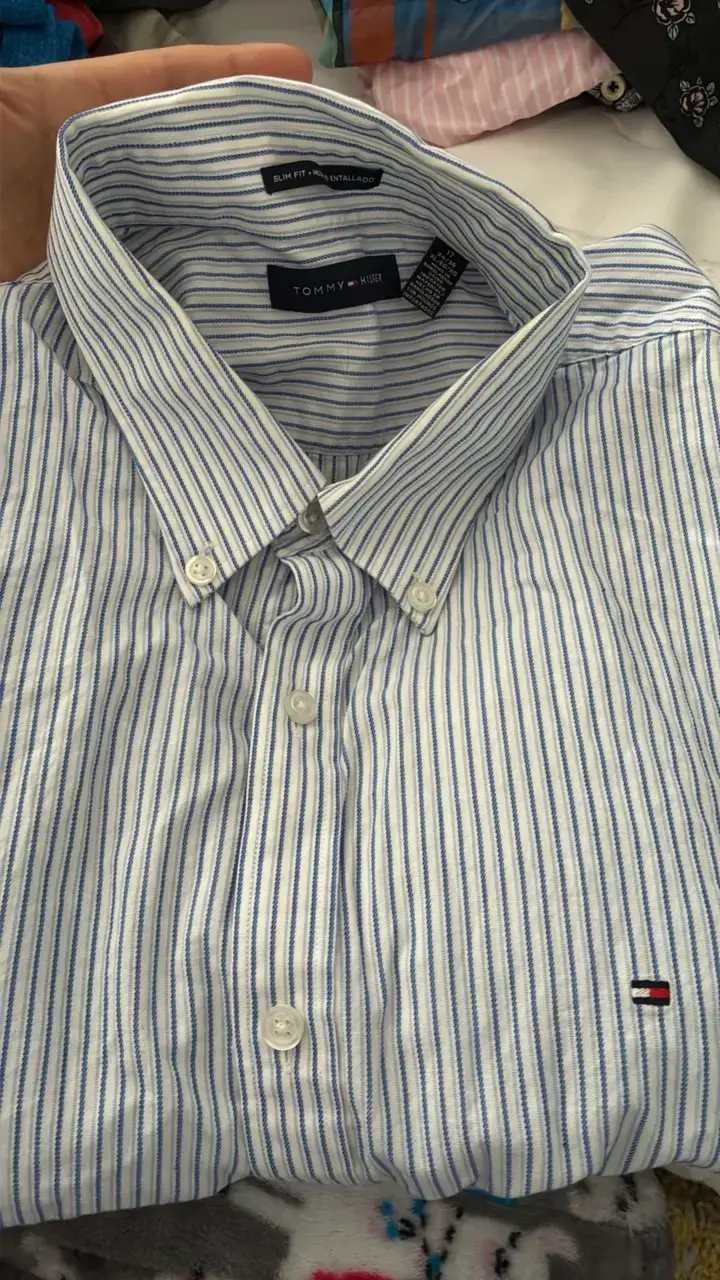 Camisa Tommy Hilfiger Slim Fit a Rayas - 1