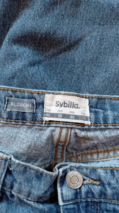 Jeans Slouchy Sybilla para mujer - miniatura 3