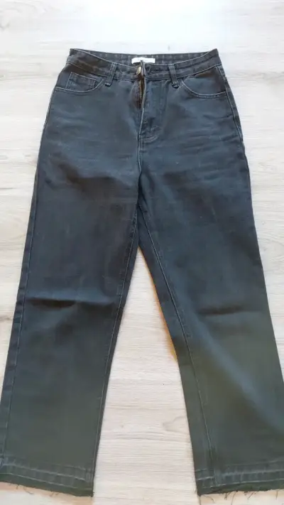 Jeans negros Amy Winehouse talle L - miniatura 1