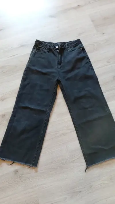 Jeans anchos negros Marquis talla 38 - miniatura 1