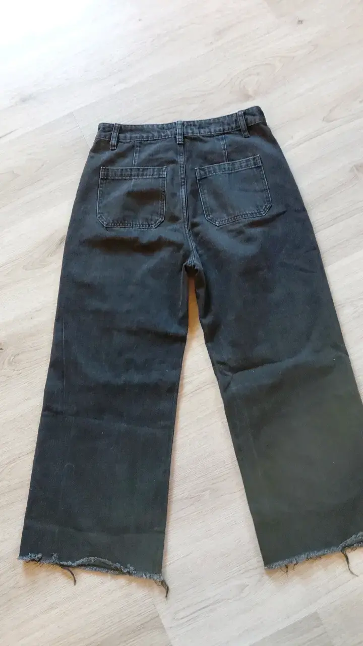 Jeans anchos negros Marquis talla 38 - 2