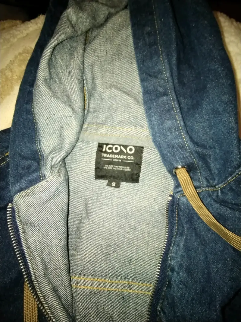 Chaqueta de Mezclilla Icono para Hombre Talla S - 1