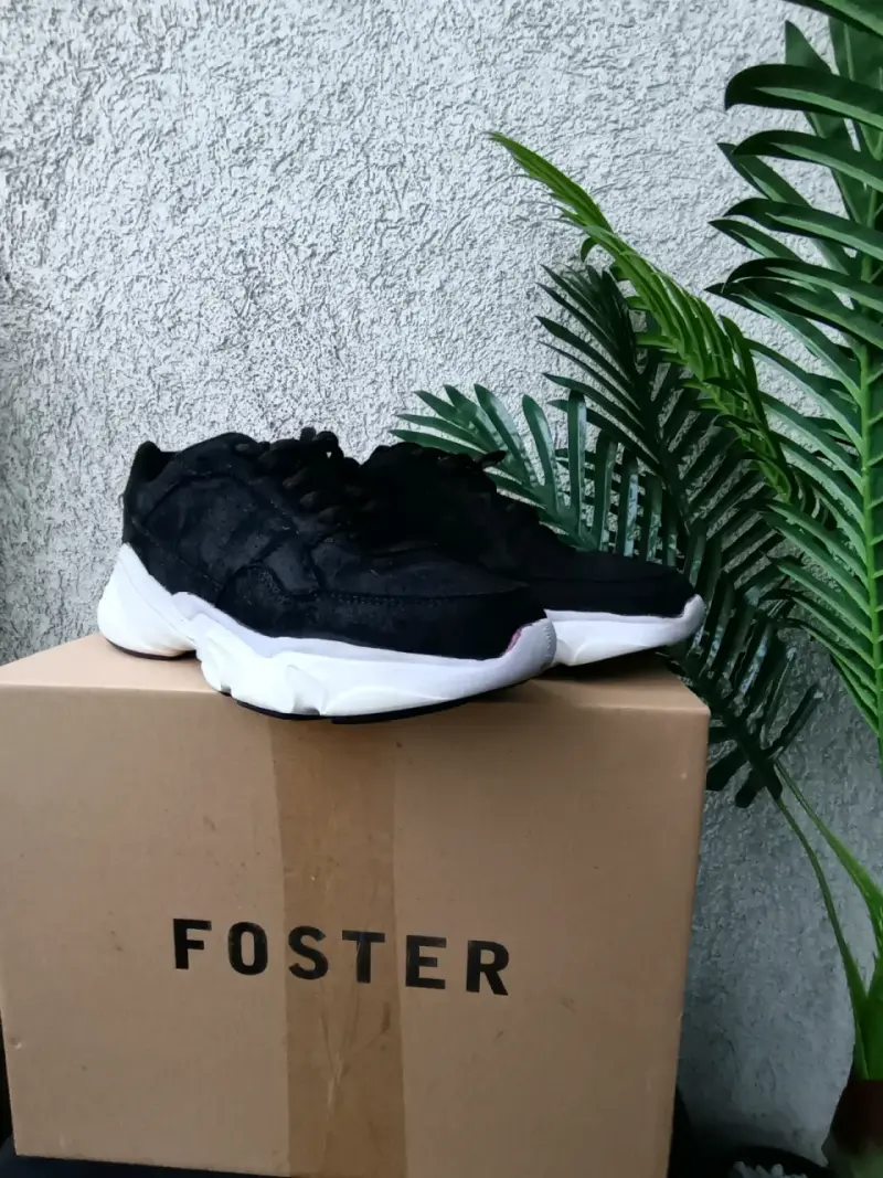 Zapatillas negras Foster para hombre - 5
