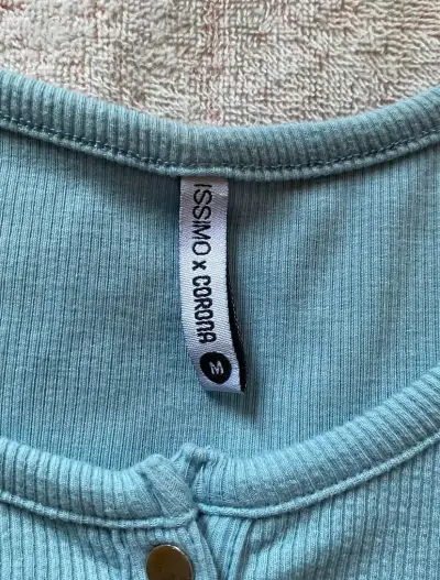 Polera manga larga azul claro - miniatura 2