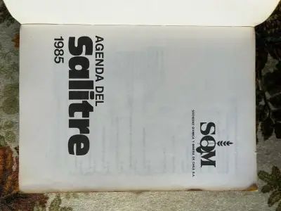 Agenda del Salitre SQM 1985 en buen estado - miniatura 2