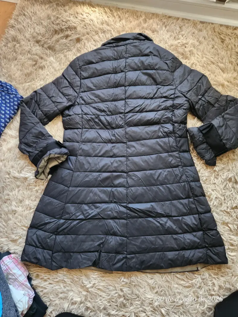 Abrigo acolchado negro Lishifendi para mujer - 2
