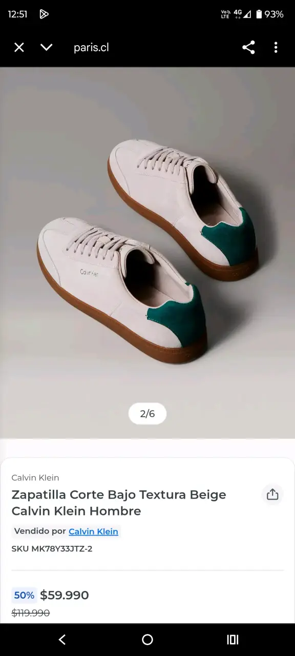 Zapatillas Calvin Klein 42 hombre - 2