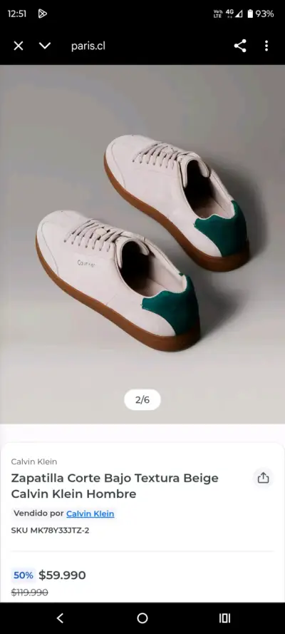 Zapatillas Calvin Klein 42 hombre - miniatura 2