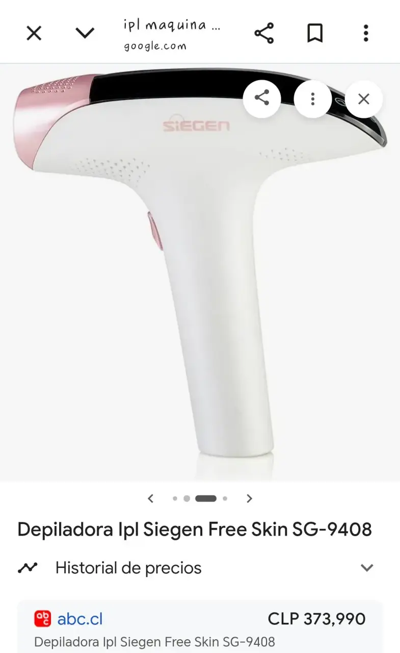Depiladora IPL Siegen Free Skin SG-9408 multifuncional - 1