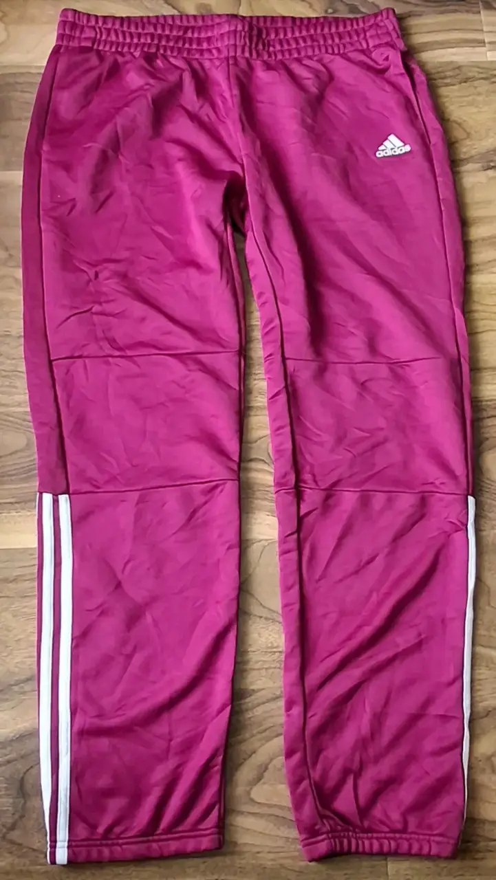 Pantalones deportivos fucsia Adidas talla XL - 1