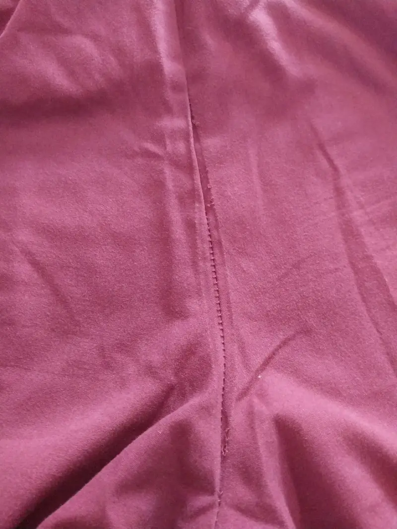 Pantalones clinicos burdeos para mujer - 4