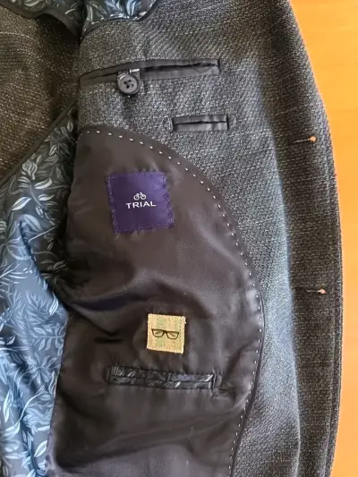 Blazer de hombre gris Trial talla 50 - miniatura 2