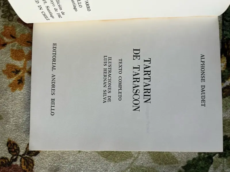 Libro Tartarin de Tarascon de Alphonse Daudet - 2
