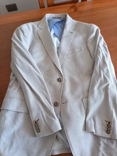 Blazer beige para hombre Trial en buen estado - miniatura 1