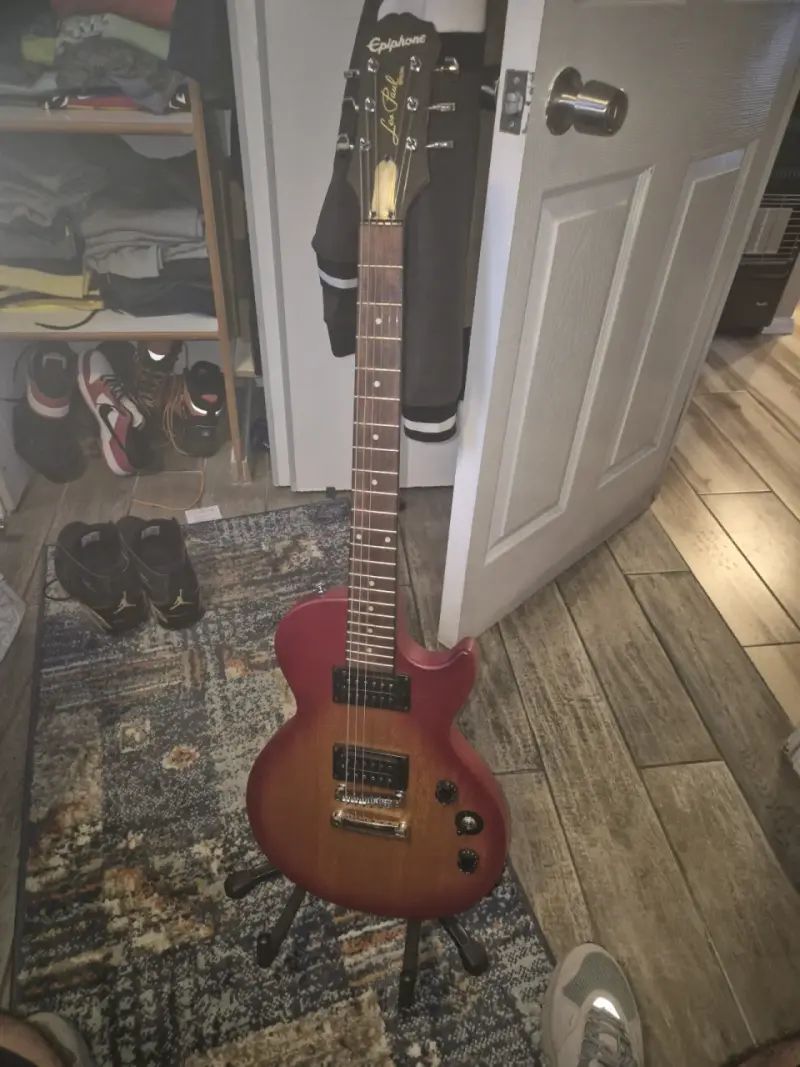 Guitarra eléctrica Epiphone Les Paul roja - 2
