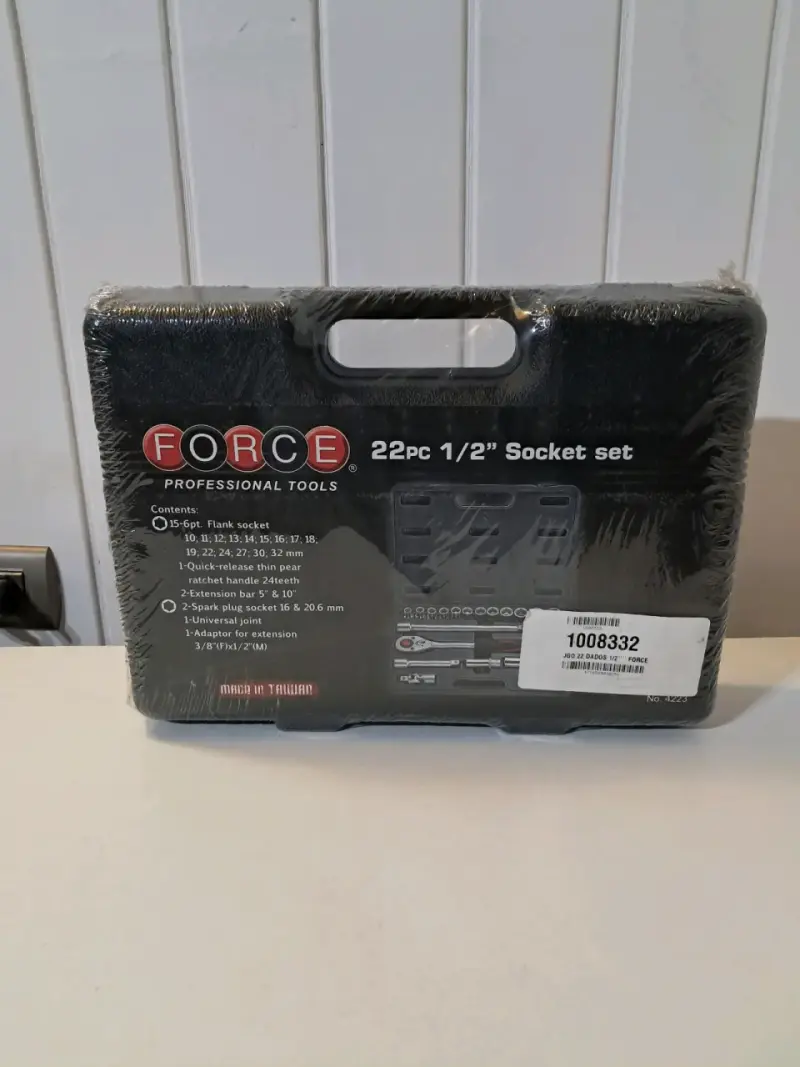 Juego de dados 22 piezas 1/2" Force - 4