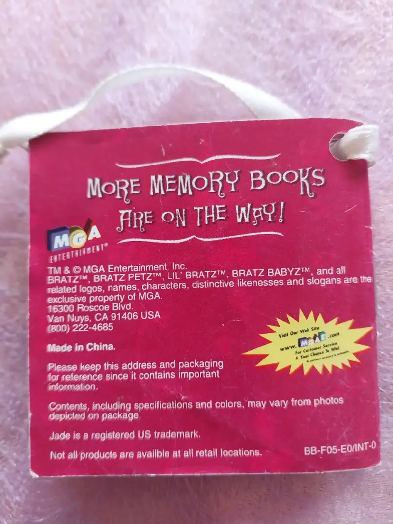 Libro de recuerdos Bratz Babyz MGA - 4