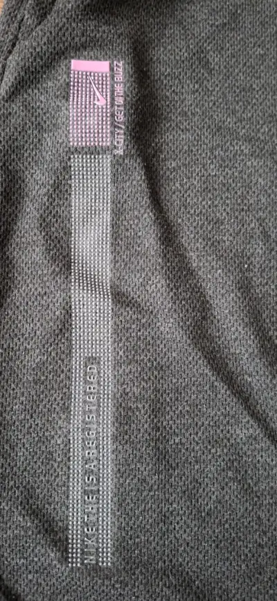 Pantalones deportivos Nike grises con cierre - miniatura 2