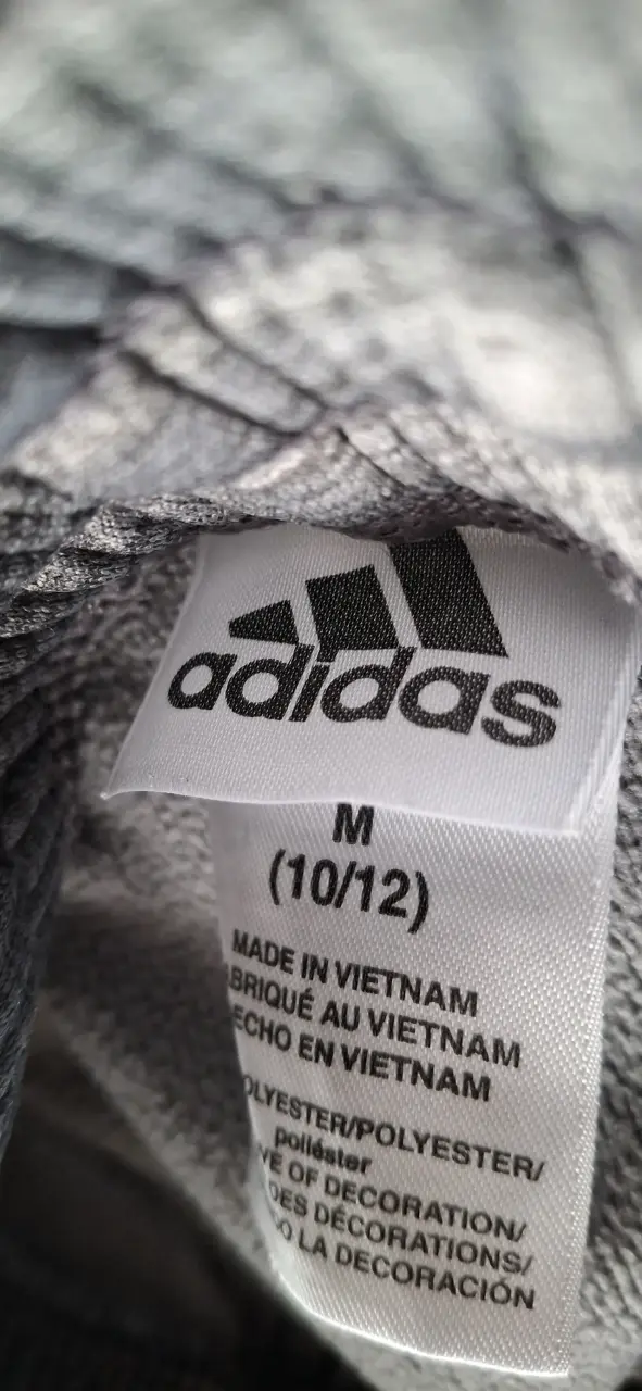 Pantalones deportivos grises Adidas talla M - 3