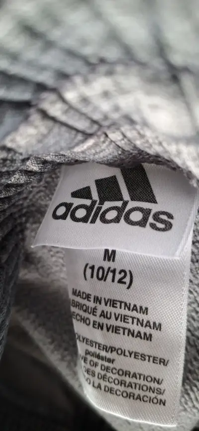 Pantalones deportivos grises Adidas talla M - miniatura 3