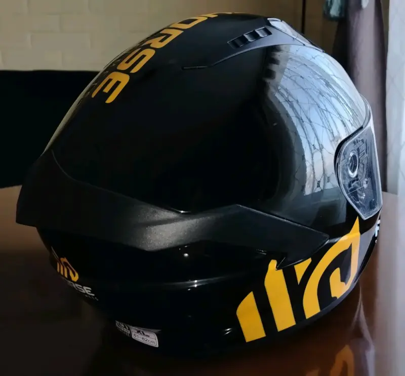 Casco de moto Fhorse XL nuevo con saco - 2