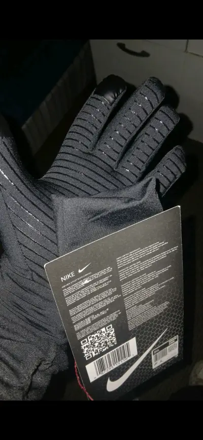 Guantes térmicos negros Nike Pro - miniatura 2