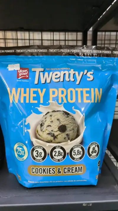 Proteína Whey Twenty's Cookies & Cream - miniatura 1
