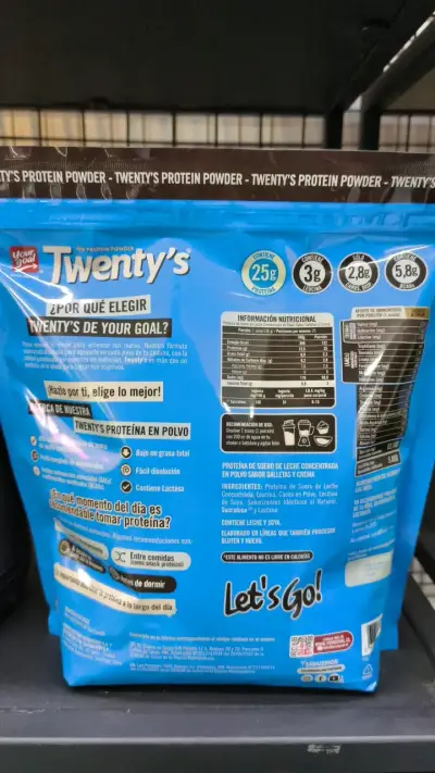 Proteína Whey Twenty's Cookies & Cream - miniatura 2