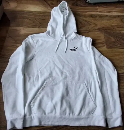 Polerón con capucha blanco Puma para hombre - miniatura 1
