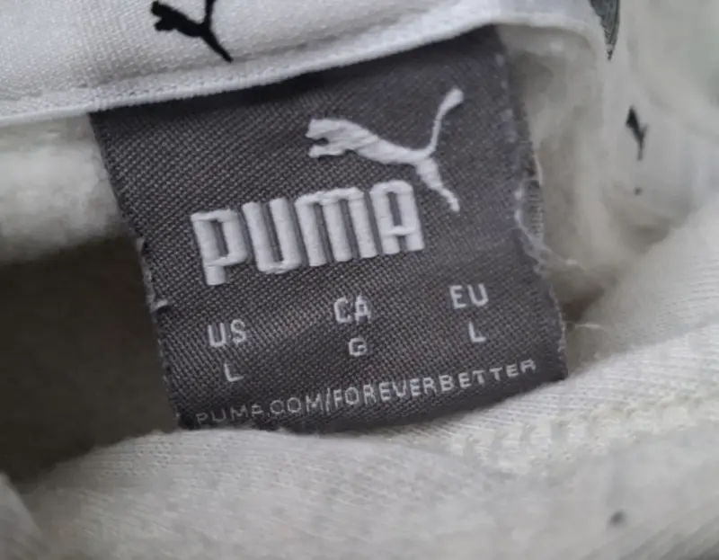 Polerón con capucha blanco Puma para hombre - 3